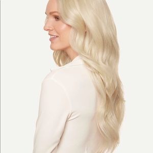 Luxy hair extensions platinum blonde 20”